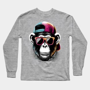 Cool Monkey Long Sleeve T-Shirt